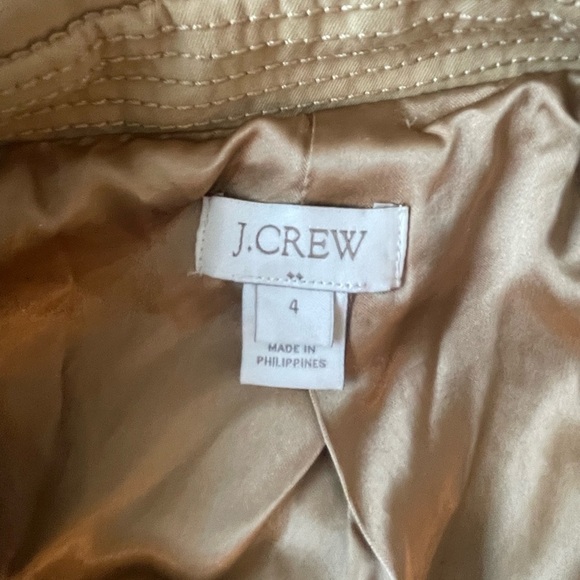 J. Crew Beige Double-Breasted Trench Coat - Picture 7 of 11